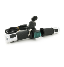 Ручка газу із ключем для електровелосипеда 12-72V+вольтметр, Box
