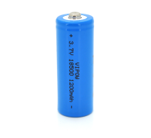 Акумулятор 18500 Li-Ion Vipow ICR18500 TipTop, 1200mAh, 3.7V, Blue