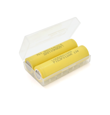 Акумулятор 18650 Li-Ion LG LGDBHE21865, 1600mAh, 20A, 4.2 / 3.6 / 2.5V, Yellow, PVC BOX, 2 шт. в упаковці, ціна за 1 шт