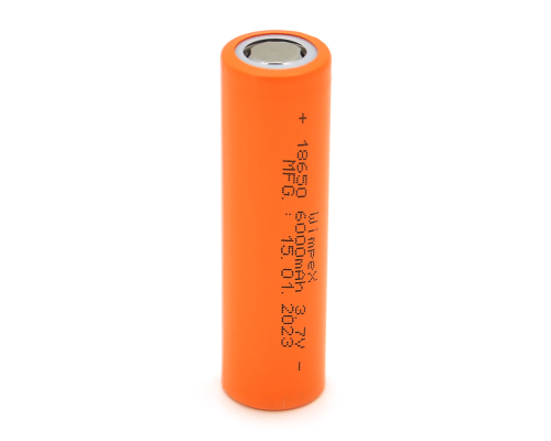 Акумулятор WMP-6000 18650 Li-Ion Flat Top, 1200mAh, 3.7V, Orange Акумулятор WMP-6000 18650 Li-Ion Flat Top, 1200mAh, 3.7V, Orange