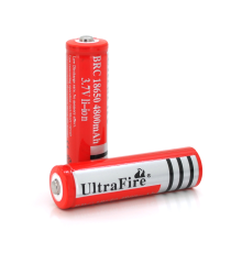 Акумулятор Li-ion UltraFire18650 4800mAh 3.7V, Red, 2 шт. в упаковці, ціна за 1 шт.