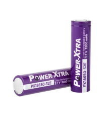 Акумулятор Li-ion Power-Xtra 18650 3200mAh 3.7V, Violet
