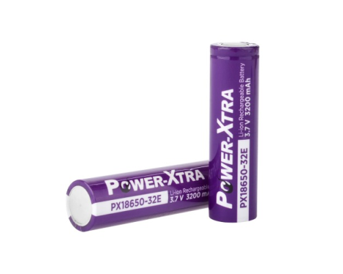 Акумулятор Li-ion Power-Xtra 18650 3200mAh 3.7V, Violet Акумулятор Li-ion Power-Xtra 18650 3200mAh 3.7V, Violet