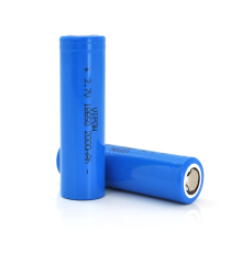 Акумулятор 18650 Li-Ion Vipow ICR18650 FlatTop, 2000mAh, 3.7V, Blue