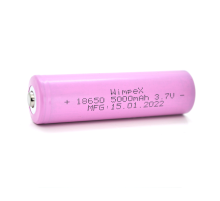 Акумулятор WMP-5000 18650 Li-Ion Tip Top, 2300mAh, 3.7V, Pink Акумулятор WMP-5000 18650 Li-Ion Tip Top, 2300mAh, 3.7V, Pink