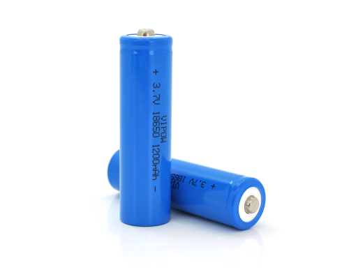 Акумулятор 18650 Li-Ion Vipow ICR18650 TipTop, 1200mAh, 3.7V, Blue Q50/500
