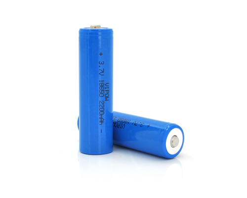 Акумулятор 18650 Li-Ion Vipow ICR18650 TipTop, 2200mAh, 3.7V, Blue Q50/500 Акумулятор 18650 Li-Ion Vipow ICR18650 TipTop, 2200mAh, 3.7V, Blue Q50/500