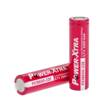 Акумулятор Li-ion Power-Xtra 18650 2200mAh 3.7V, Red