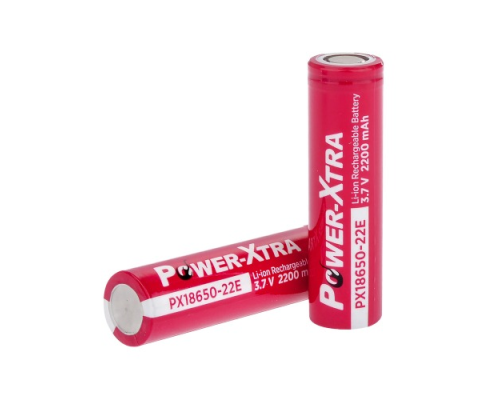 Акумулятор Li-ion Power-Xtra 18650 2200mAh 3.7V, Red