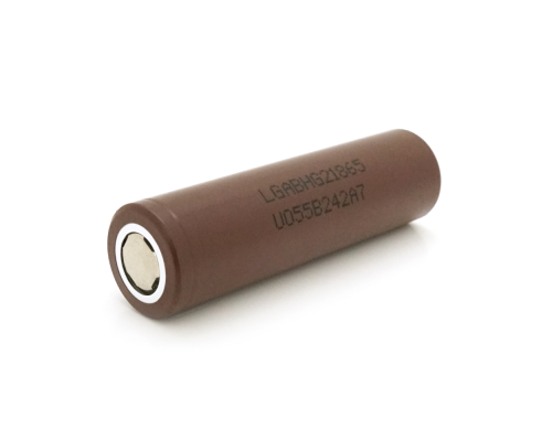 Акумулятор 18650 Li-Ion LG LGDBHG21865-HG2, 3000mAh, 20A, 4.2/3.6/2.5V, BROWN, PVC BOX, 2 шт в упаковці, ціна за 1 шт