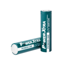 Акумулятор Li-ion Power-Xtra 18650 2600mAh 3.7V, Green