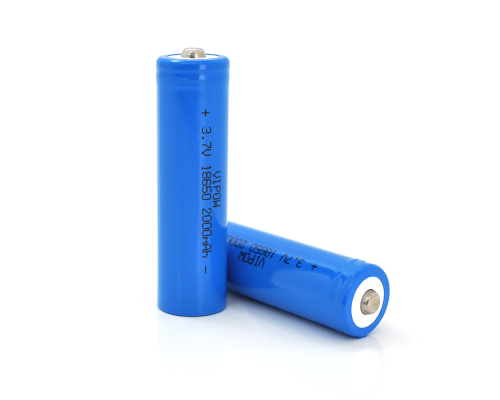Акумулятор 18650 Li-Ion Vipow ICR18650 TipTop, 2000mAh, 3.7V, Blue Q50/500 Акумулятор 18650 Li-Ion Vipow ICR18650 TipTop, 2000mAh, 3.7V, Blue Q50/500