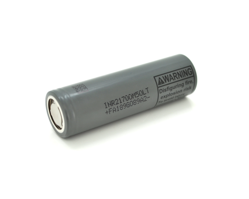 Акумулятор 21700 Li-Ion LG INR21700 (M50LT), 5000mAh, 7.2(14.4)A, 4.2/3.69/2.5V, Gray Акумулятор 21700 Li-Ion LG INR21700 (M50LT), 5000mAh, 7.2(14.4)A, 4.2/3.69/2.5V, Gray