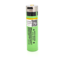 Акумулятор 18650 Li-Ion LiitoKala Lii-34B-USB, 3400mAh, Type-C, 3.7V (2.75-4.2V), Green, PVC BOX