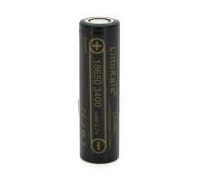 Акумулятор 18650 Li-Ion LiitoKala Lii-34A, 3400mAh (3250-3350mAh), 3.7V (2.75-4.2V), Black, , 2 шт в упаковці, ціна за 1 шт