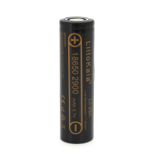 Акумулятор 18650 Li-Ion LiitoKala Lii-29A, 2900mah (2850-2950mah), 3.7V (2.75-4.2V), Black, PVC BOX Q2, цiна за 1 шт