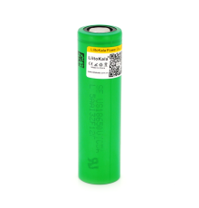 Акумулятор 18650 Li-Ion LiitoKala Lii-VTC5, 2600mah （2450-2650mah), 3.7V (2.75-4.2V), Green, PVC