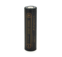 Акумулятор 18650 Li-Ion LiitoKala Lii-26A, 2600mah (2450-2650mah), 3.7V (2.75-4.2V), Black, PVC BOX Q2, цiна за 1 шт