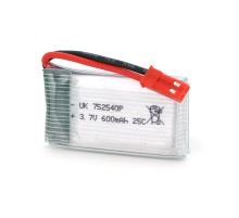 Акумулятор 8*25*40P 25C, 3.7V (600mAh), 2 контакти