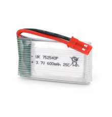 Акумулятор 8*25*40P 25C, 3.7V (600mAh), 2 контакти