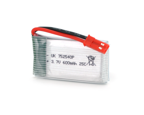 Акумулятор 8*25*40P 25C, 3.7V (600mAh), 2 контакти