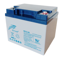 Акумуляторна батарея GEL RITAR DG12-40, Gray Case, 12V 40.0Ah ( 198 х 166 х 169 (169) ) Q1/60