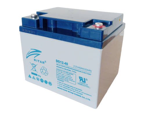 Акумуляторна батарея GEL RITAR DG12-40, Gray Case, 12V 40.0Ah ( 198 х 166 х 169 (169) ) Q1/60 Акумуляторна батарея GEL RITAR DG12-40, Gray Case, 12V 40.0Ah ( 198 х 166 х 169 (169) ) Q1/60