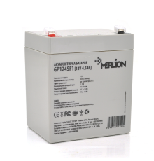 Акумуляторна батарея MERLION AGM GP1245F1, 12V 4.5Ah ( 90 х 70 х 100 (105) ) White Q10