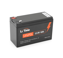 Акумуляторна батарея Li-TIME LiFePO4 12.8V 6Ач 76Wh,BMS 6A F2, 151*65*94mm