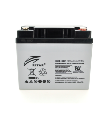 Акумуляторна батарея AGM RITAR HR12150W, Gray Case, 12V 40.0Ah ( 198 х 166 х 169 (169 ) 12.40kg Q1/48