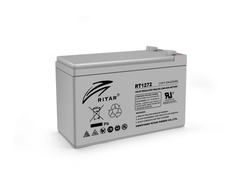Акумуляторна батарея AGM RITAR RT1272, Gray Case, 12V 7.2Ah (151 х 65 х 94 (100) ) Q10 Акумуляторна батарея AGM RITAR RT1272, Gray Case, 12V 7.2Ah (151 х 65 х 94 (100) ) Q10