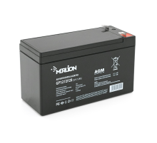 Акумуляторна батарея MERLION AGM GP1272F2B 12 V 7,2 Ah ( 150 x 65 x 95 (100) ) Black Q10