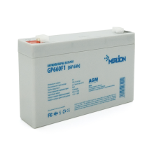 Акумуляторна батарея MERLION AGM GP660F1 6V 6Ah (150 x 35 x 90 (100)) White Q10