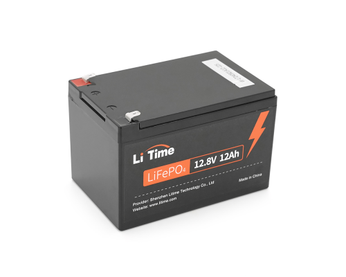 Акумуляторна батарея Li-TIME LiFePO4 12.8V 12Ач 154Wh,(12/12A) F2, 151*98*95mm Акумуляторна батарея Li-TIME LiFePO4 12.8V 12Ач 154Wh,(12/12A) F2, 151*98*95mm