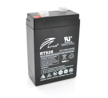 Акумуляторна батарея AGM RITAR RT628, Black Case, 6V 2.8Ah (66х34х 97 (103)) Q25