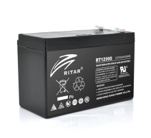 Акумуляторна батарея AGM RITAR RT1290B, Black Case, 12V 9.0Ah ( 151 х 65 х 94 (100) ) Q10