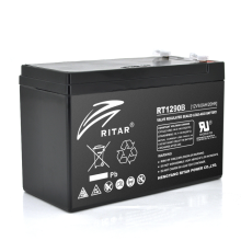 Акумуляторна батарея AGM RITAR RT1290B, Black Case, 12V 9.0Ah ( 151 х 65 х 94 (100) ) Q10