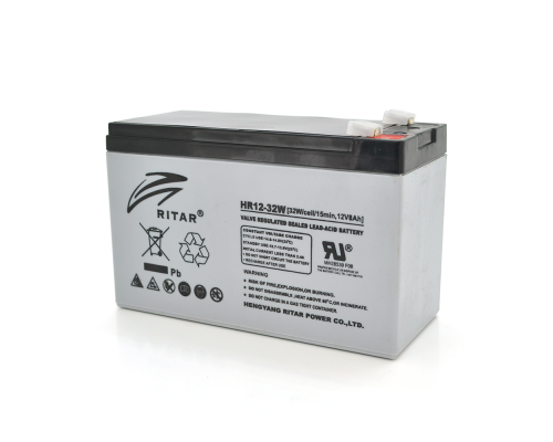 Акумуляторна батарея AGM RITAR HR1232W, Gray Case, 12V 8.0Ah ( 151 х 65 х 94 (100 ) 2.20kg Q10