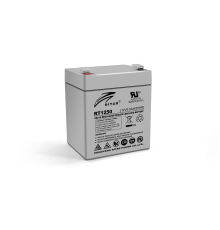Акумуляторна батарея AGM RITAR RT1250, Gray Case, 12V 5.0Ah ( 90 х70 х 101 (107) ) Q10