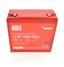 Літій-залізо-фосфатний акумулятор Merlion LiFePO4 12.8V 18AH (4S3P/BMS-20A), (179x75x167) for UPS, до 5000 циклів, Q6