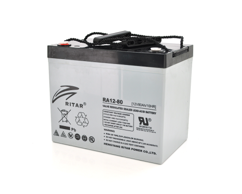 Акумуляторна батарея AGM RITAR RA12-80, Gray Case, 12V 80.0Ah ( 350 x 167 x 182 ) Q1 Акумуляторна батарея AGM RITAR RA12-80, Gray Case, 12V 80.0Ah ( 350 x 167 x 182 ) Q1