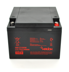 Акумуляторна батарея MERLION HR12100W, 12V 28Ah Black ( 166 х 175 х 125 (125) )
