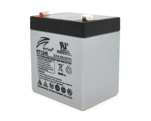 Акумуляторна батарея AGM RITAR RT1245, Gray Case, 12V 4.5Ah ( 90 х 70 х 101 (107) ) Q10