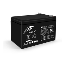 Акумуляторна батарея AGM RITAR RT12120B, Black Case, 12V 12.0Ah (151х98х 95 (101) ) Q4