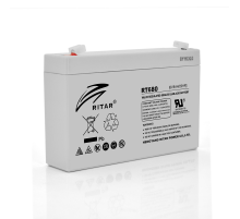 Акумуляторна батарея AGM RITAR RT680, Black Case, 6V 8Ah (151х34х94 (100)) Q10