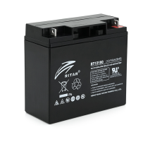 Акумуляторна батарея AGM RITAR RT12180BL5, Black Case, 12V 18.0Ah (181х77х167) Q4