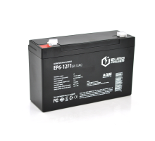 Акумуляторна батарея EUROPOWER AGM EP6-12F1 6 V 12 Ah ( 150 x 50 x 95 (100) ) Black Q10