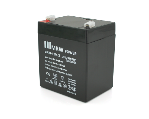 Акумуляторна батарея Mervesan MRV-12/4.2 12 V 4.2Ah ( 90 x 70 x 101(104) ) Black Q10 Акумуляторна батарея Mervesan MRV-12/4.2 12 V 4.2Ah ( 90 x 70 x 101(104) ) Black Q10