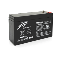 Акумуляторна батарея AGM RITAR RT1250BL, Black Case, 12V 5.0Ah (150 х 50 х 93) Q10