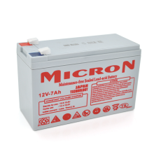 Акумуляторна батарея Micron MCN-12/7 12 V 7Ah ( 150 x 65 x 95 (100) ) Gray Q10